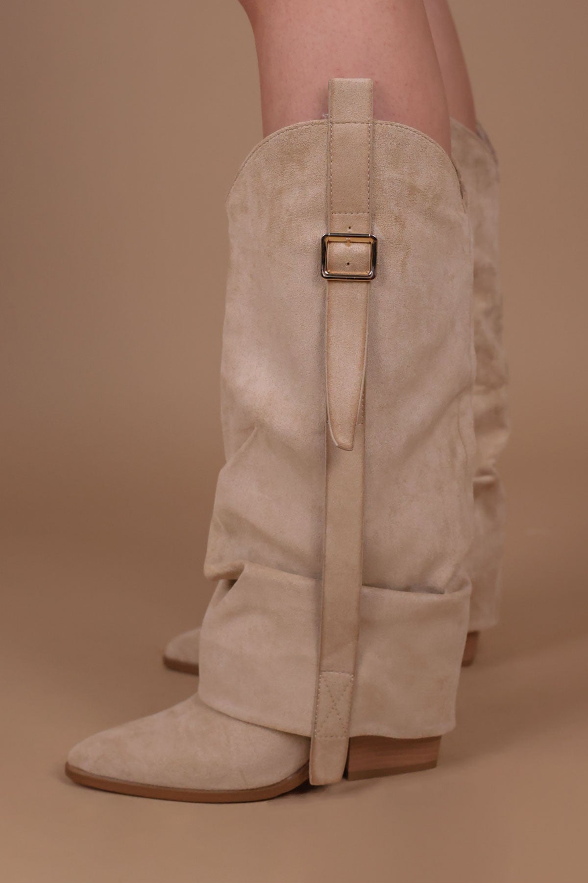 Bottes Femme Faded Glory - Taille 11 M - Couleur Beige - Nouveau Sans Boîte - Style Casual, Ankle Boot