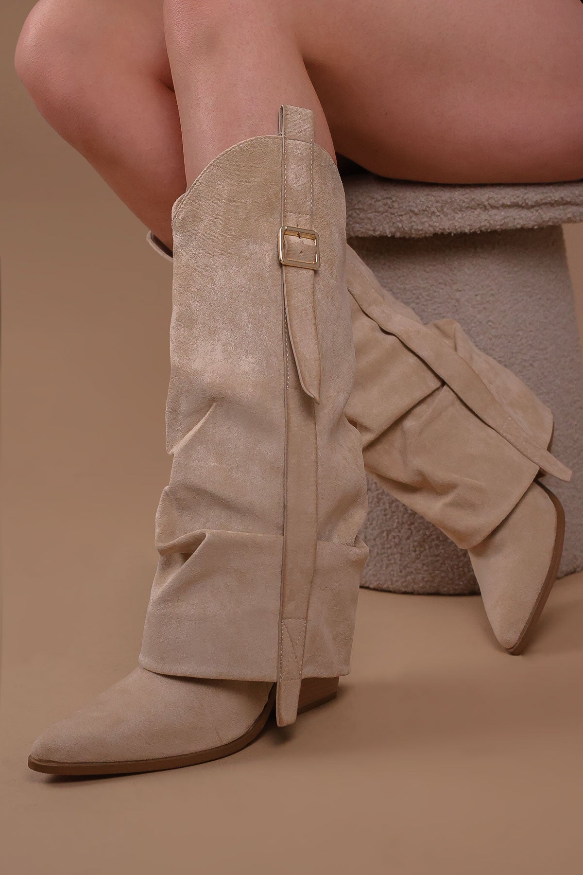 Fold Over Boots - Miss Moda Luxe