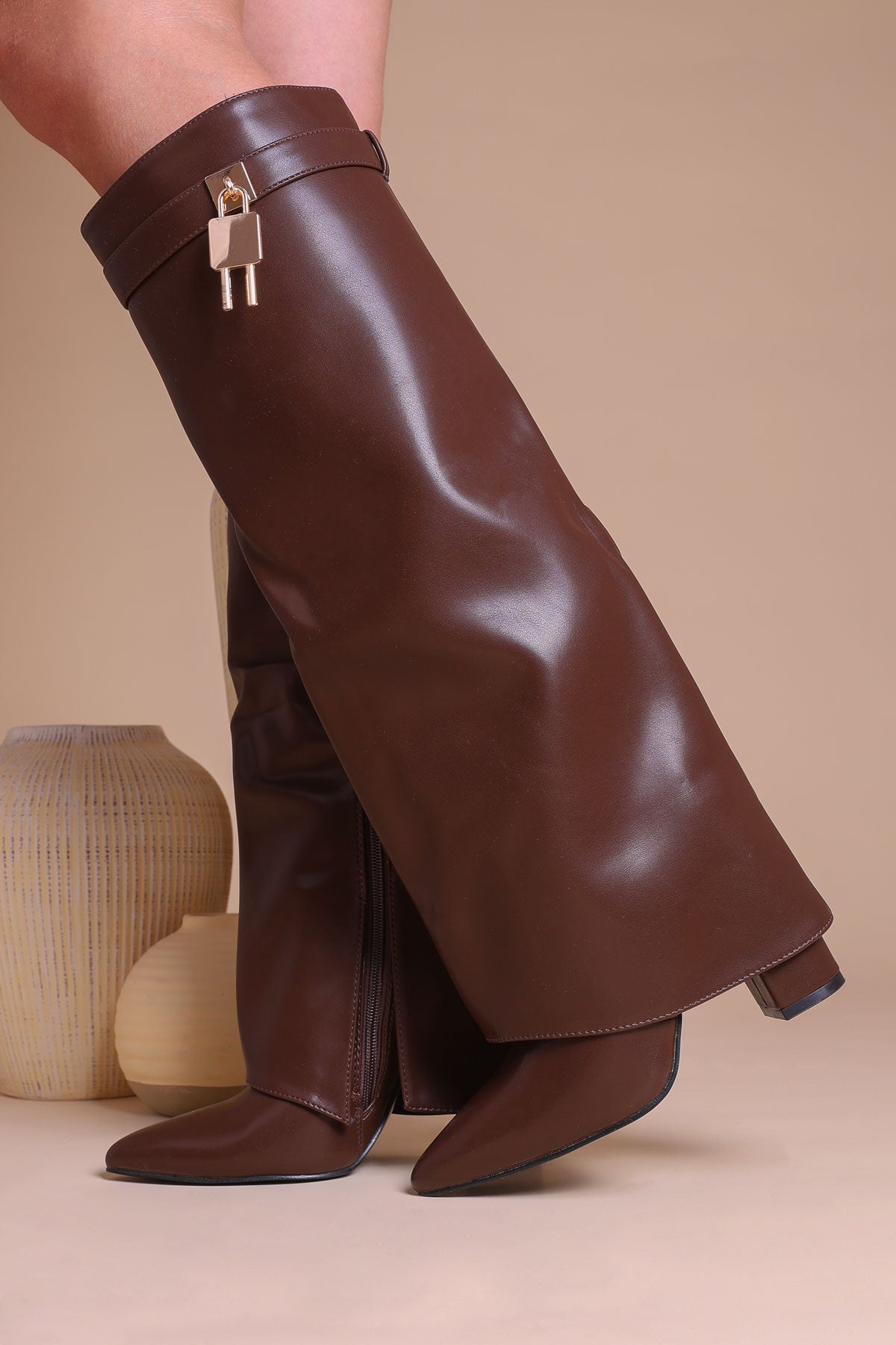 Fold Over Boots - Miss Moda Luxe