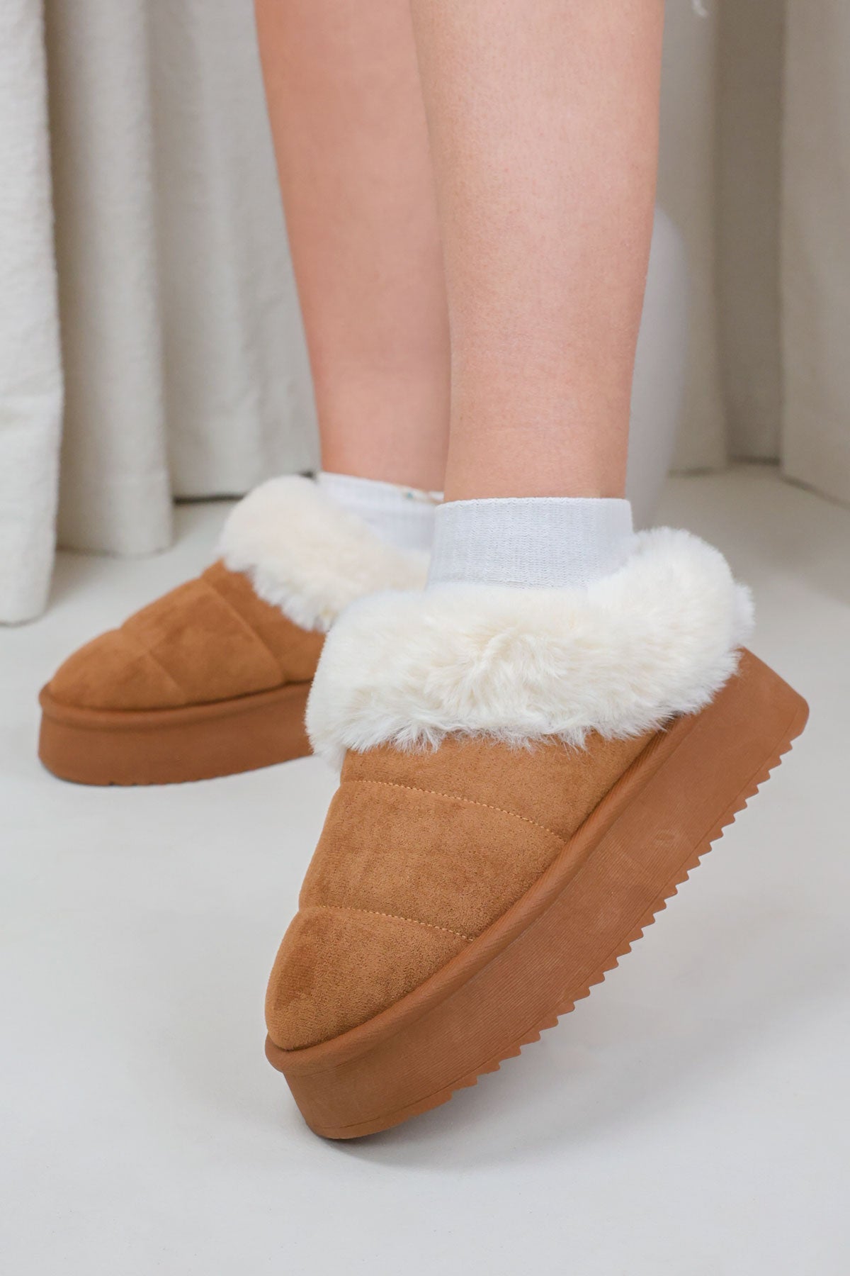 Faux Fur Lined Shoes & Boots - Miss Moda Luxe