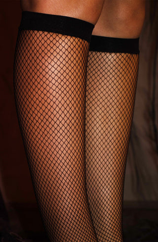 Fishnet Small Hole Black Tights