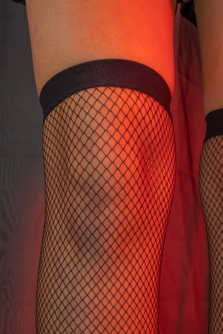 Fishnet Small Hole Black Tights