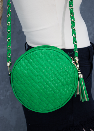 
            
                Load image into Gallery viewer, The Circle Bag In Green
            
        