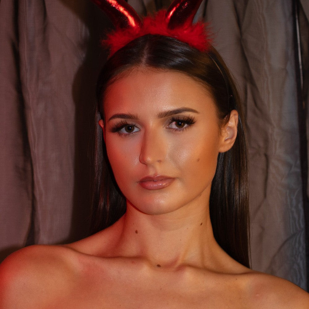 
                      
                        Red Fluffy Demon Horns Headband
                      
                    