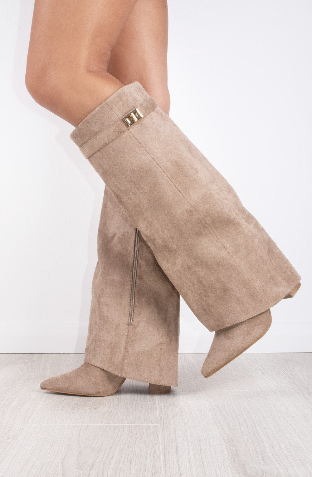 Fold Over Boots - Miss Moda Luxe
