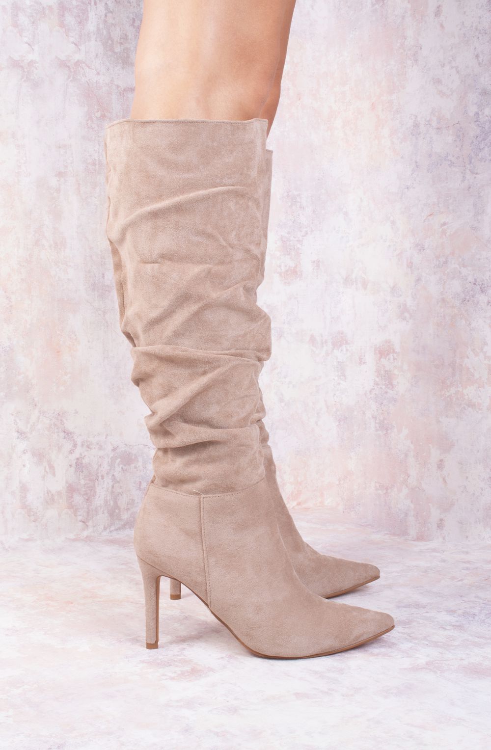 Stiletto Knee High Boots Run Away With Me Knee High Boots Black