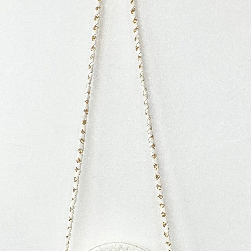 
                      
                        The Circle Bag In White
                      
                    