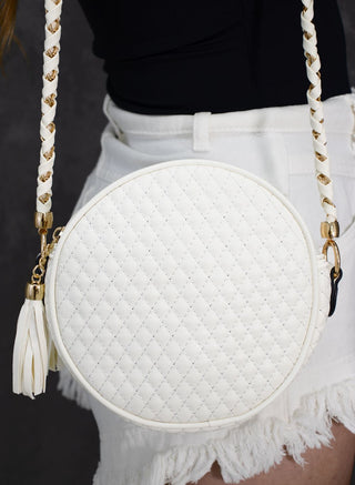 The Circle Bag In White