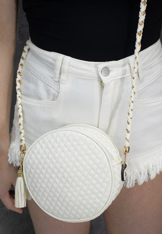 The Circle Bag In White