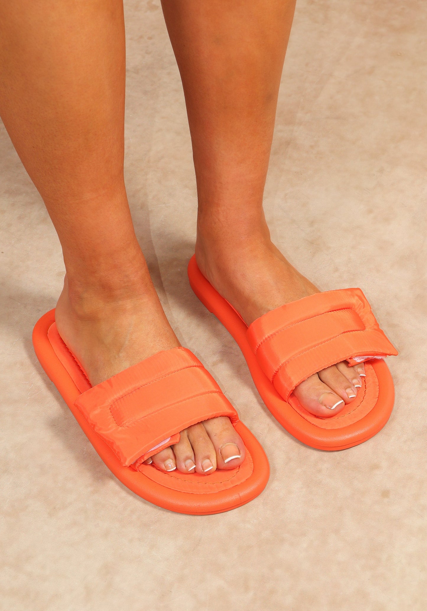 Orange Premium Velcro Padded Slider